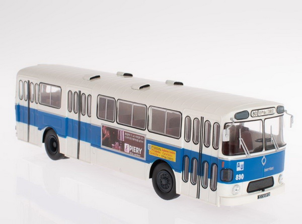 автобус berliet phl100 ratvm marseille france 1962 white/blue BC104 Модель 1:43